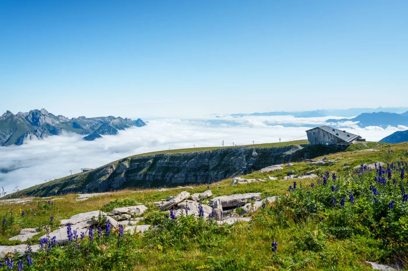 Chäserrugg – Gipfelrestaurant über dem Nebelmeer