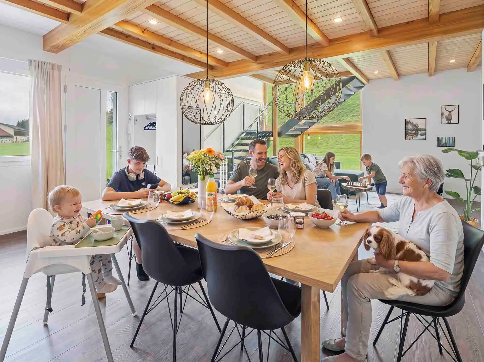 Generationenferien im Toggenburg: ein Haus, drei Generationen